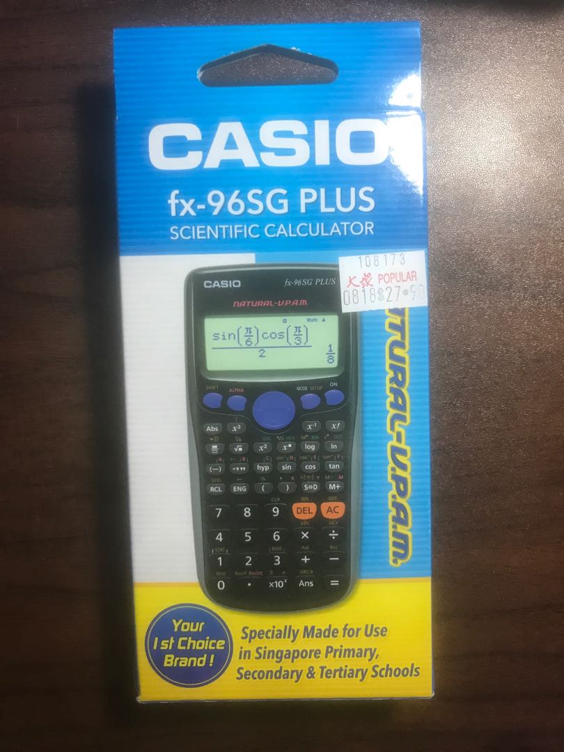 Casio calculator fx clearance 96sg plus popular bookstore