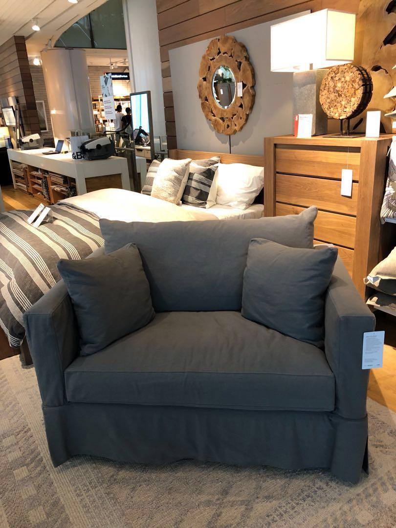 Crate and barrel chair hot sale bed