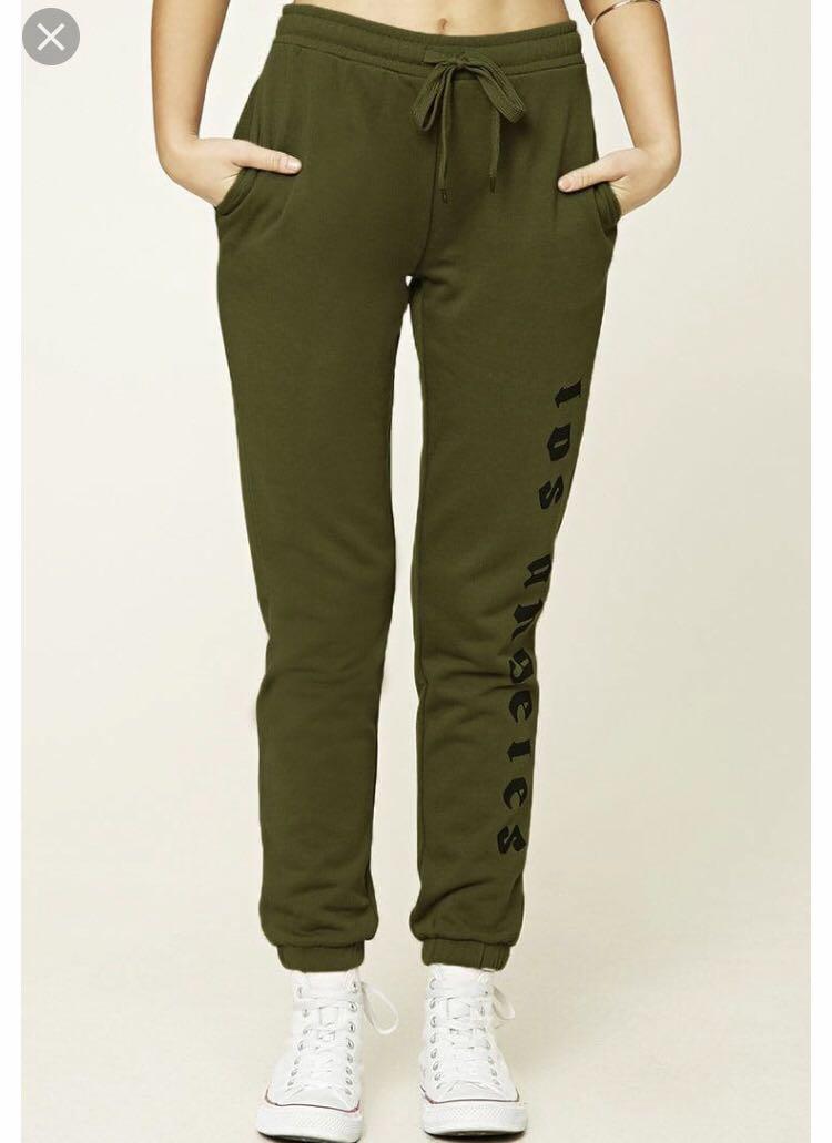 F21 joggers top