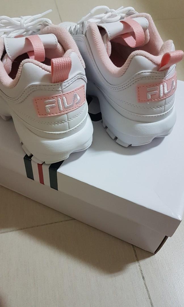 Fila distributor 2 pink and white