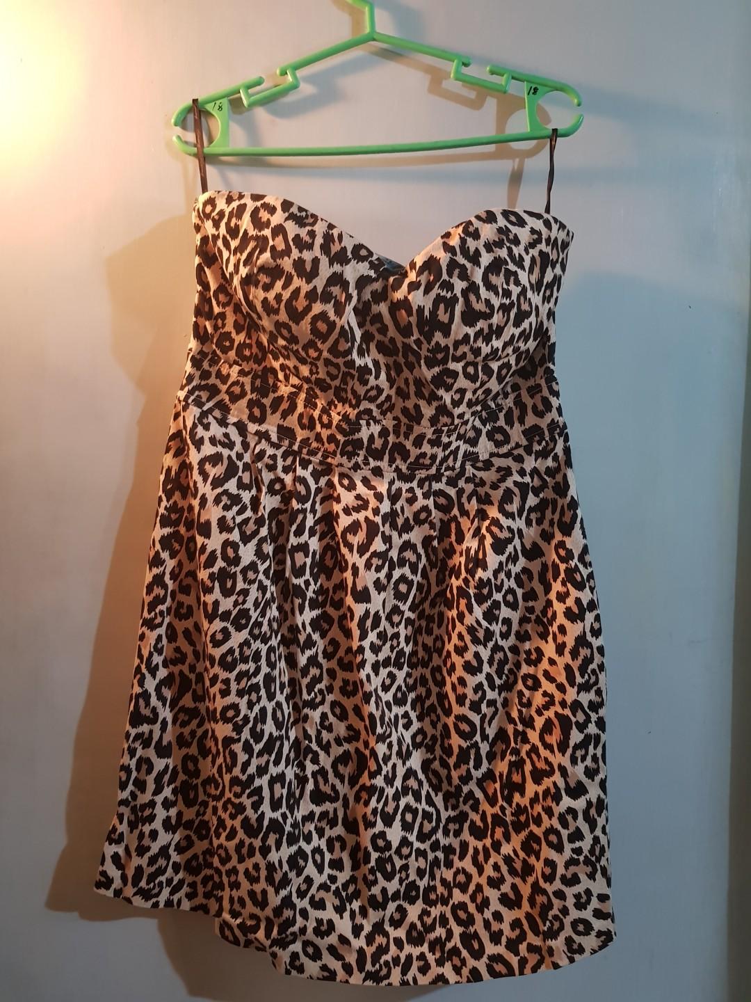 forever 21 leopard dress