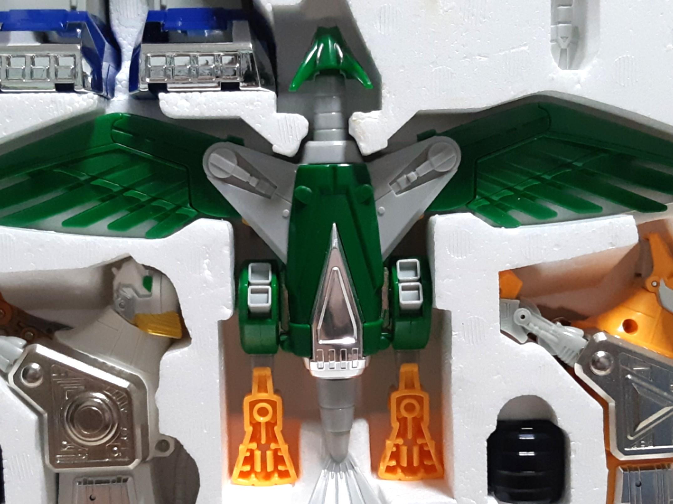 FIGURINE POWER RANGERS Choudenshi Bioman Soft Vinyl Green BANDAI Japan