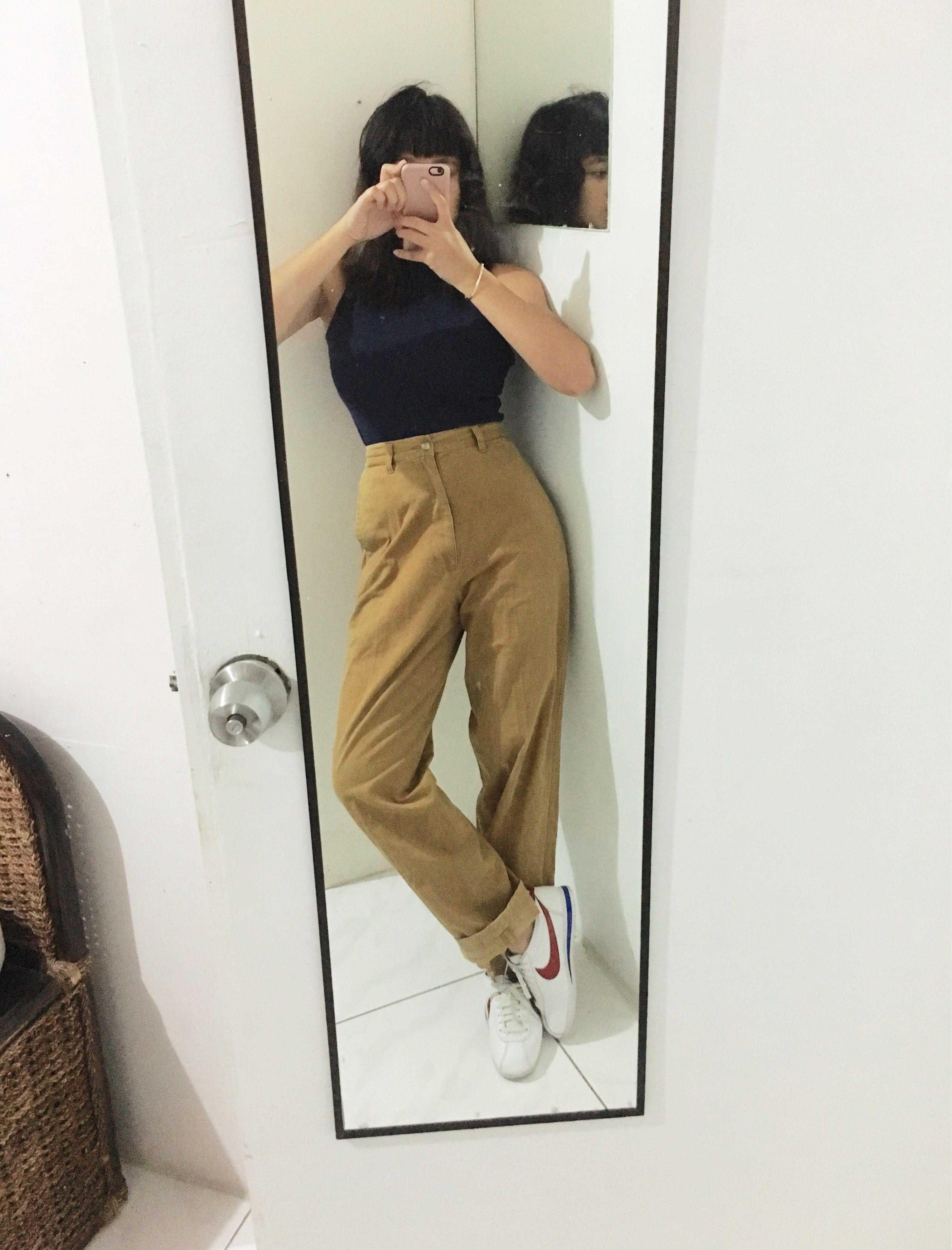 dark khaki jeans womens