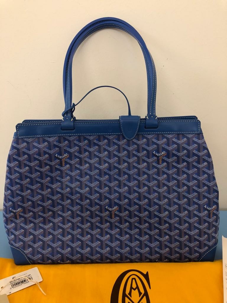 Goyard Bellechasse Biaude bag (sky blue), Luxury, Bags & Wallets