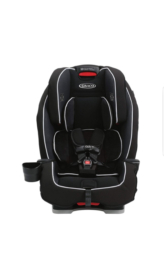 Graco Milestone All In 1 Convertible Car Seat Booster Child Gotham Black Grey