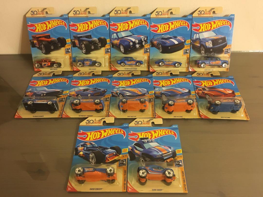 Hot wheels 50th race team orange sales