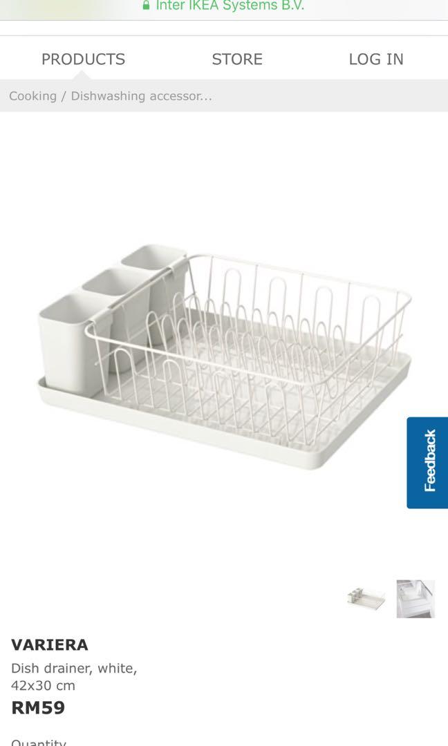 Variera best sale dish drainer