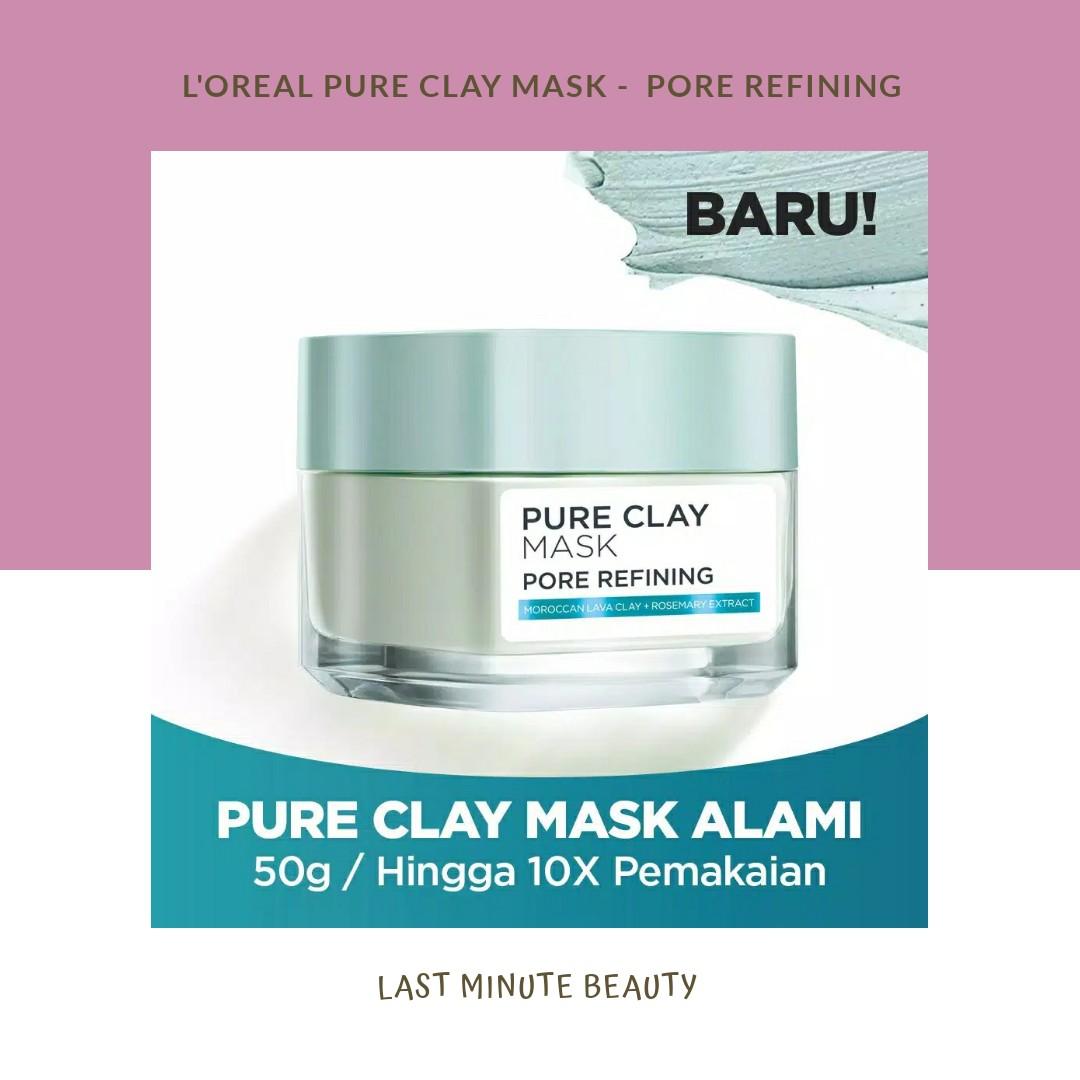 Loreal Pure Clay Mask Health Beauty Skin Bath Body On