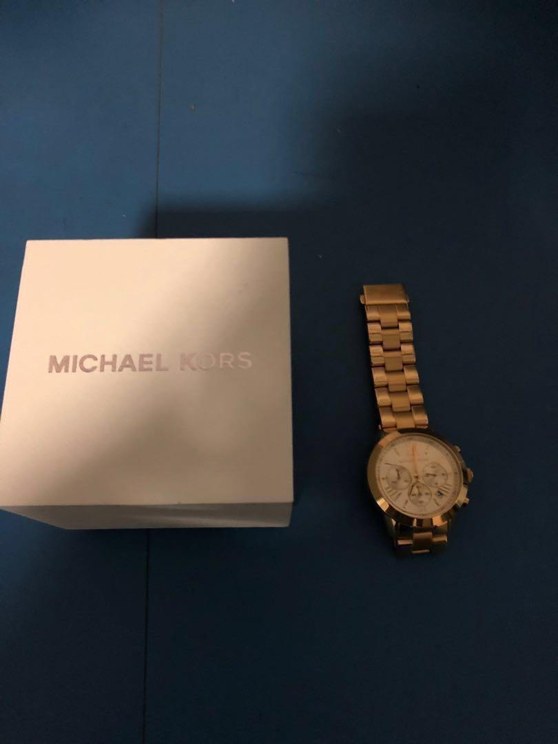 Michael Kors gold watch MK5777, Mobile Phones & Gadgets, Wearables ...