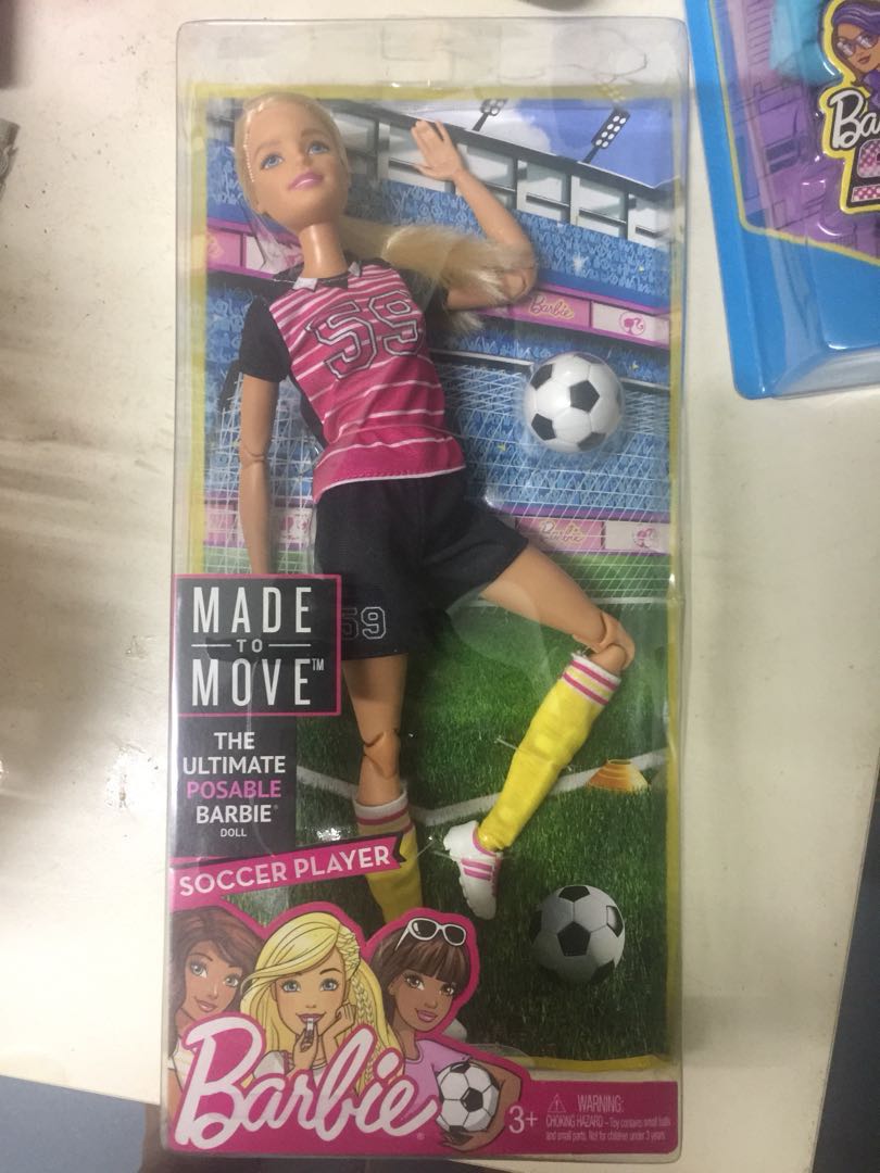 barbie football player