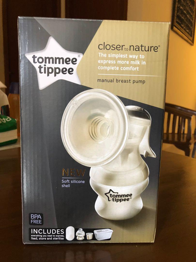 New Tommee Tippee Closer To Nature Manual Breast Pump Babies