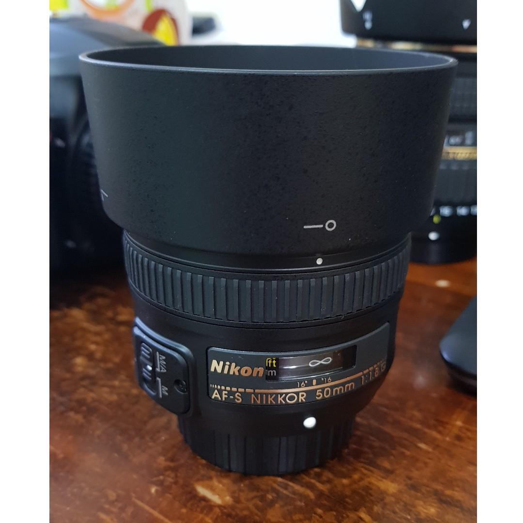 Nikon Af S Nikkor 50mm F 1 8g Lens Photography Cameras Dslr On Carousell