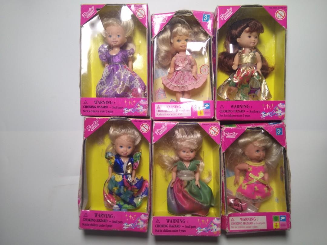 Paula Collection Doll Set x 6 New in Box Collect Miniture Dolls