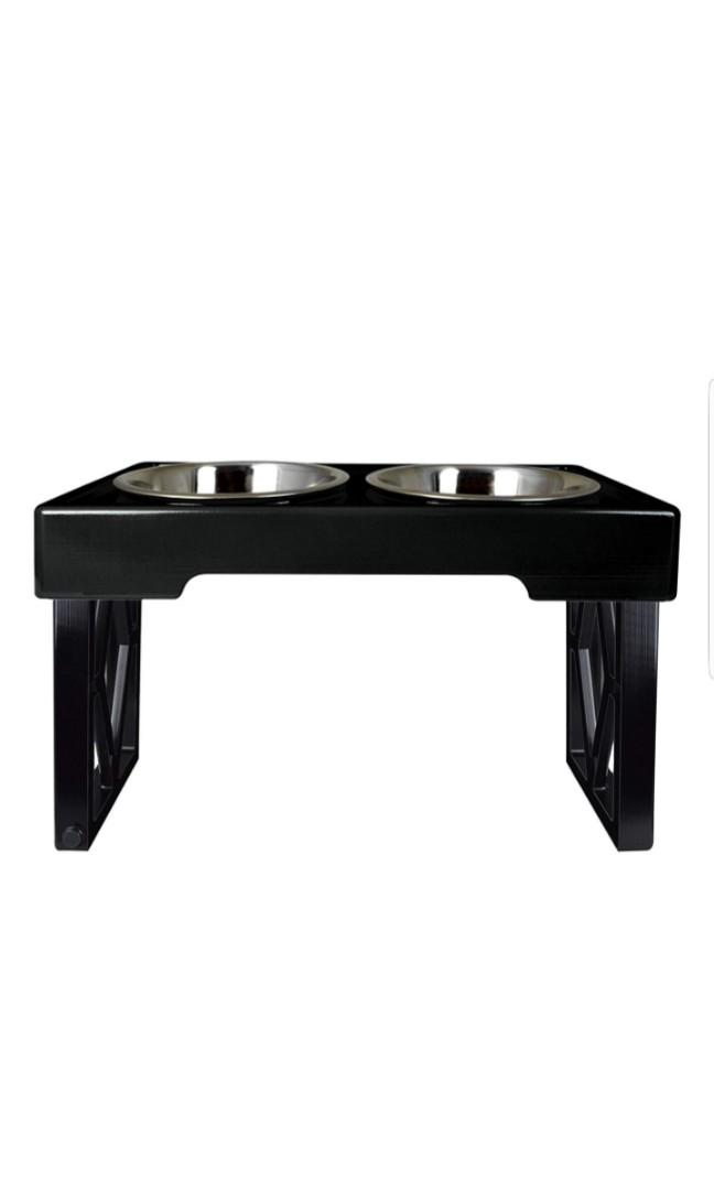 dog bowl stand height