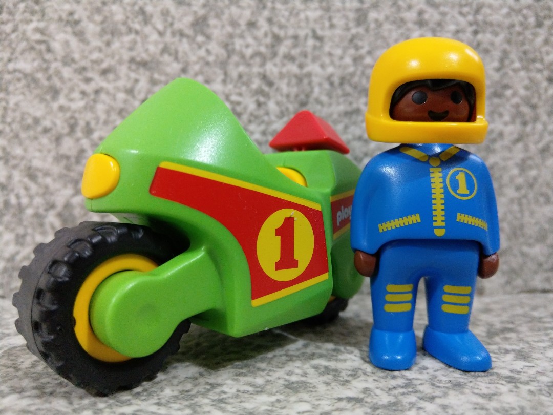 playmobil 123 motorbike