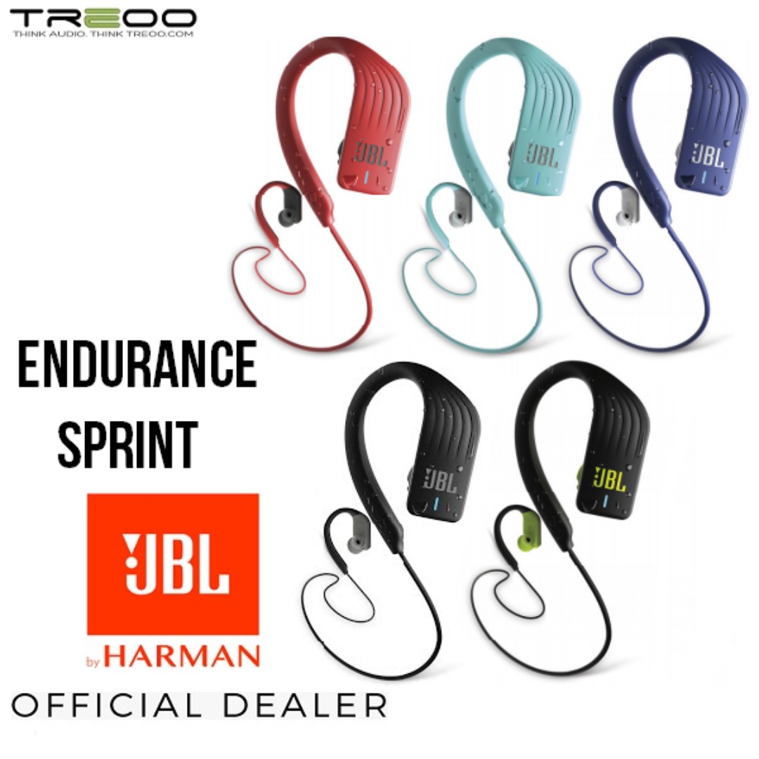 Discontinued JBL Endurance SPRINT Waterproof Wireless Bluetooth In Ear Earphone with Microphone Audio Earphones on Carousell