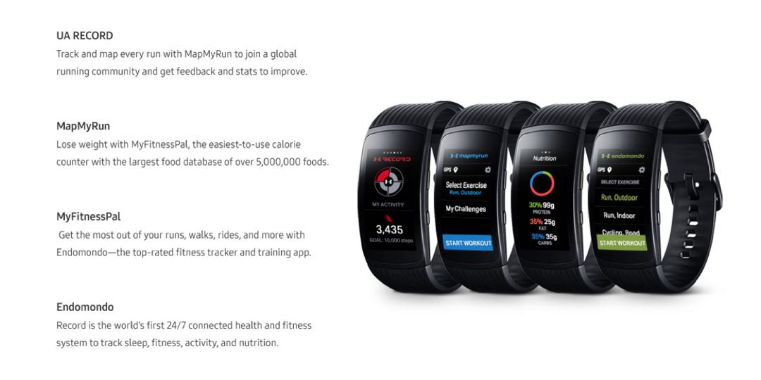 samsung gear fit 2 pro endomondo