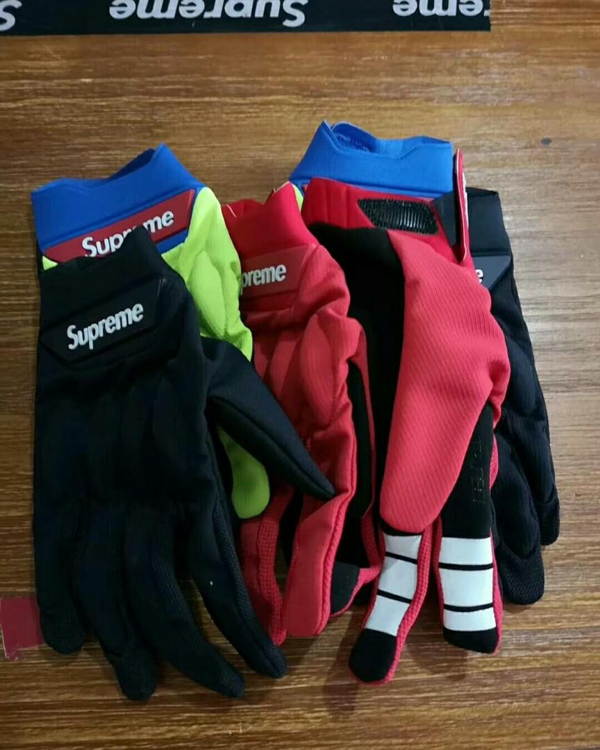 Supreme Fox Racing Bomber LT Gloves Red