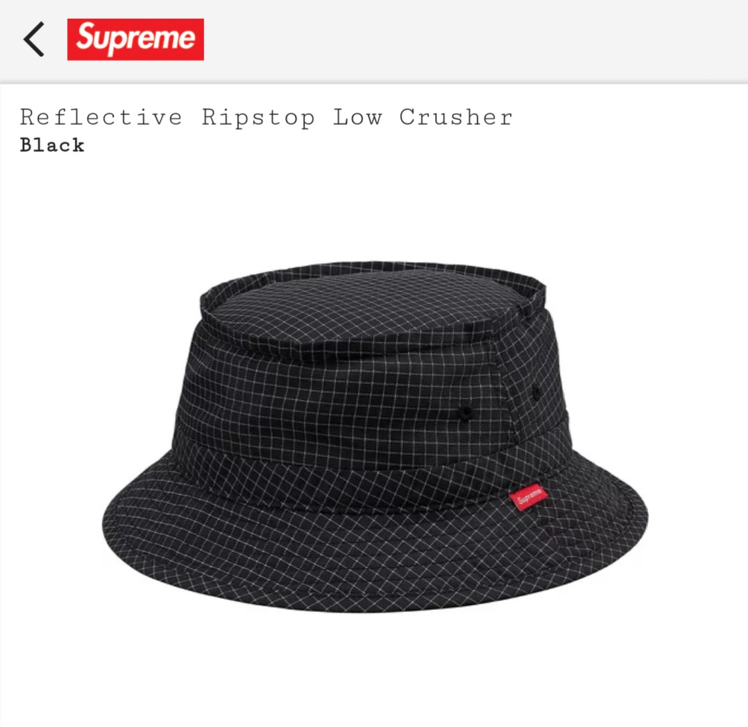 supreme reflective bucket hat