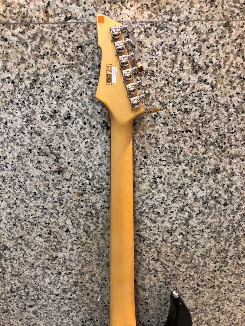 Swing EZ100 BL/R MIK Korea Made Electric Guitar, Hobbies & Toys, Music