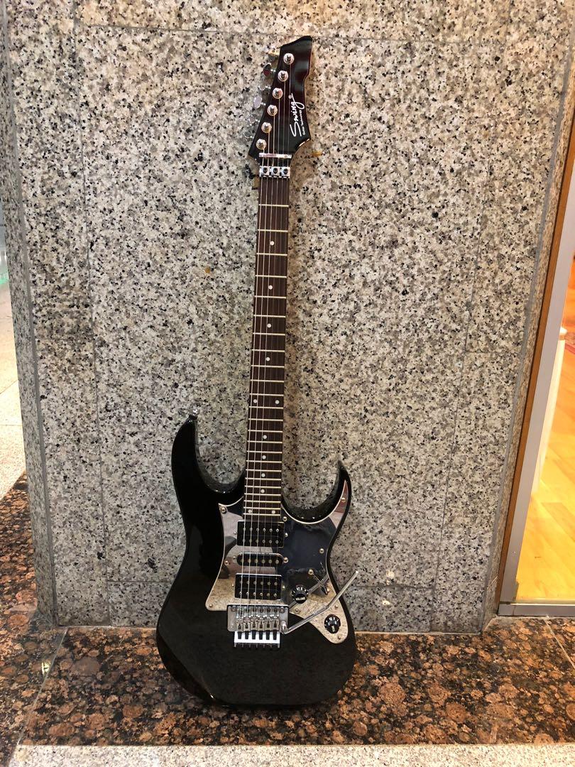 Swing EZ100 BL/R MIK Korea Made Electric Guitar, Hobbies & Toys, Music