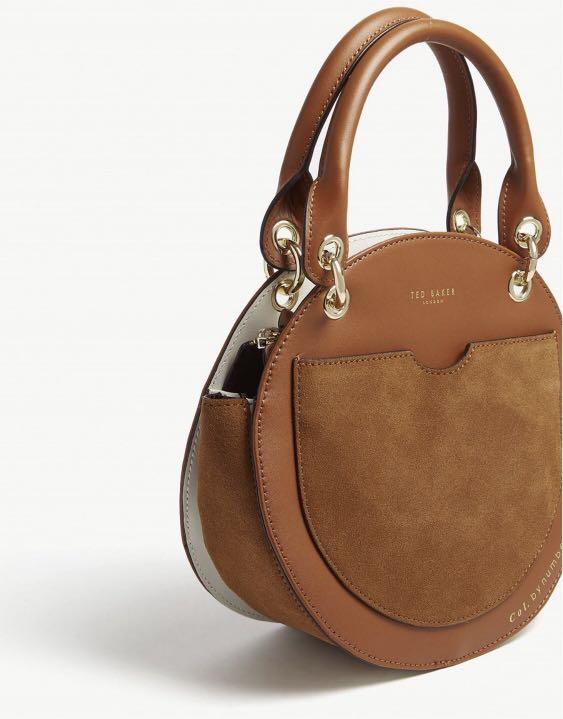 ted baker sunnie leather circular bag