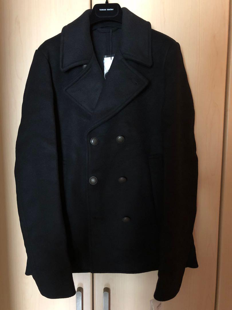 Tomas Maier Wool Blend Peacoat Size S
