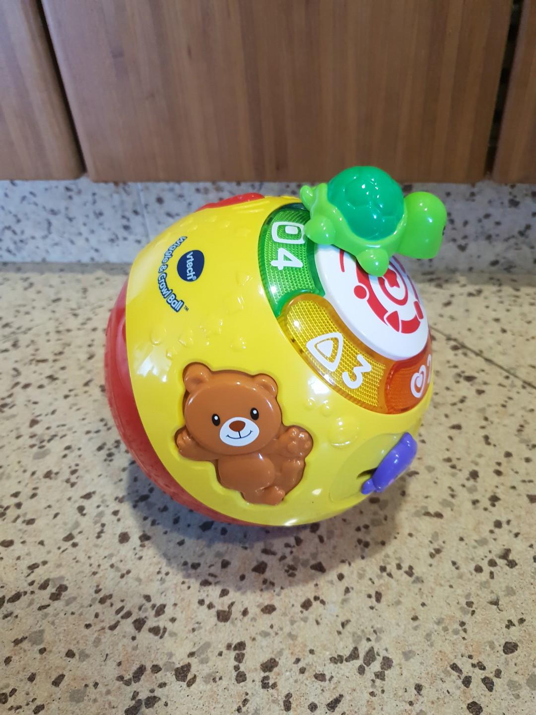 vtech wiggle & crawl ball toy