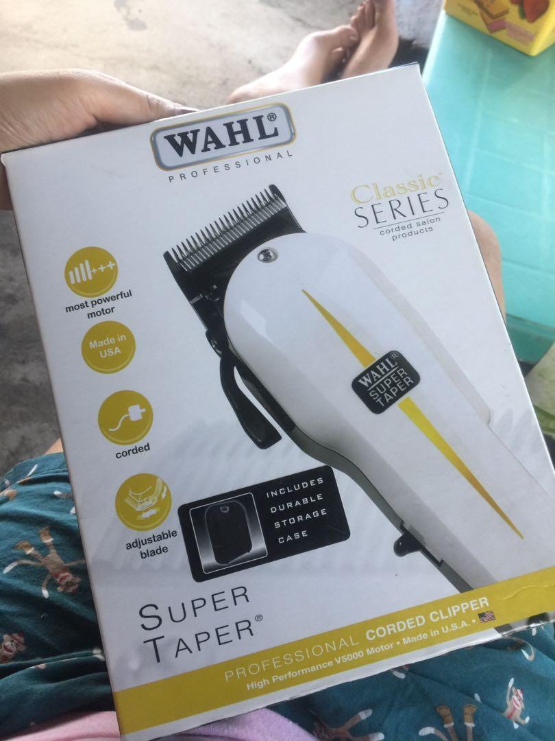 wahl corded super taper