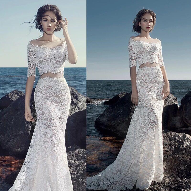 2 piece boho dress