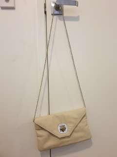 Brand new collete pouch nude