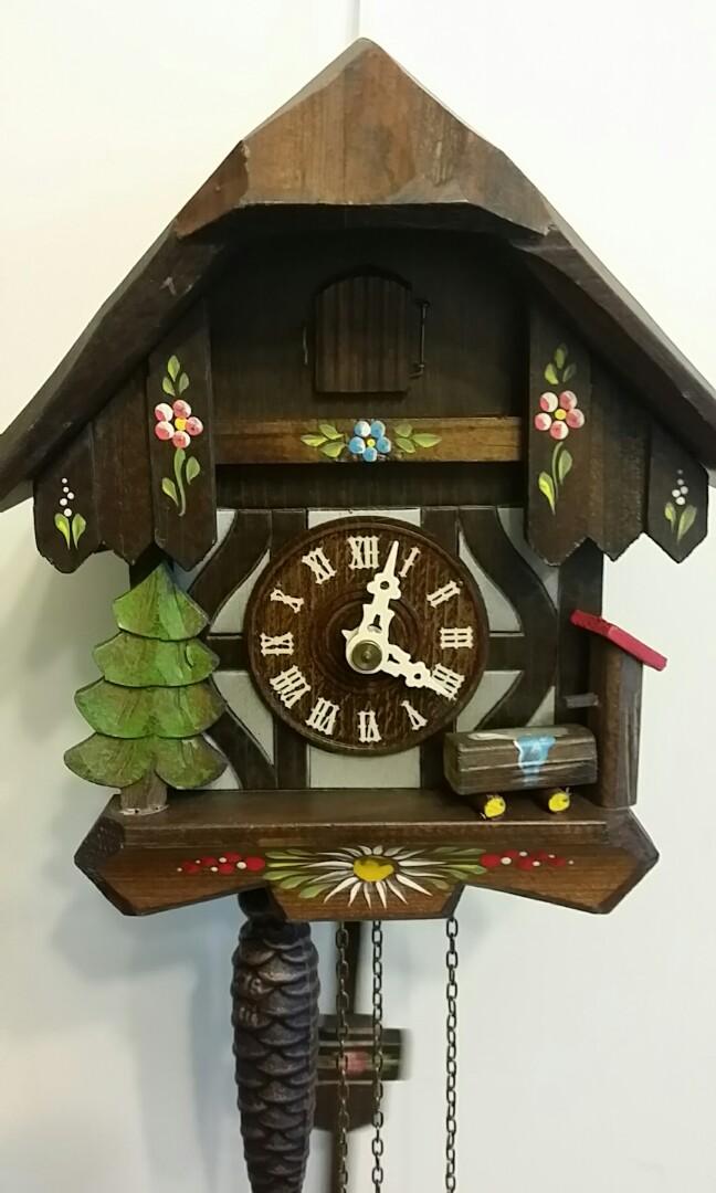 維修唂咕,布穀鳥鐘甩鏈專家! 180元起修理停擺... Cuckoo clock repair service, 傢俬＆家居, 家居裝飾