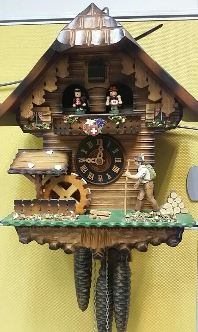 維修唂咕,布穀鳥鐘甩鏈專家! 180元起修理停擺... Cuckoo clock repair service, 傢俬＆家居, 家居裝飾