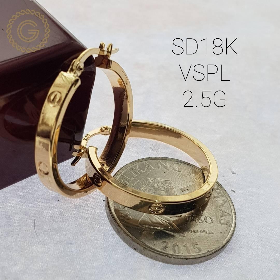 18k saudi gold cartier earring Women s Fashion Jewelry Organizers Rings on Carousell