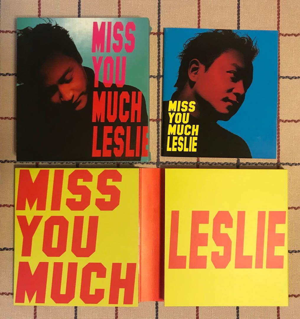 レスリー・チャン　CD＋DVD MIss You Much,Leslie 張國榮Miss You Much Leslie 絕版CD+DVD, 興趣及遊戲, 音樂