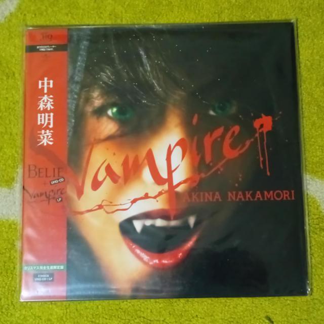 中森明菜VAMPIRE 黑膠唱片+ BELIE UHQ CD 全新未開封, 興趣及遊戲