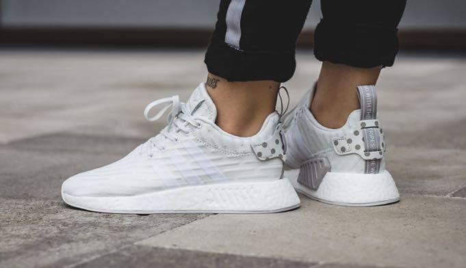Adidas NMD R2 White Women s Fashion Footwear Sneakers on Carousell