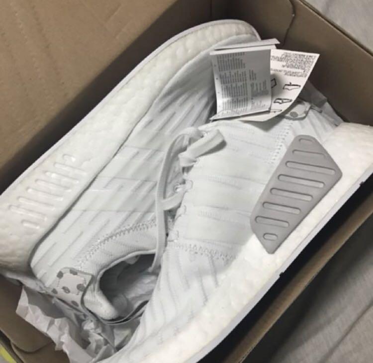 Nmd r2 hotsell white womens