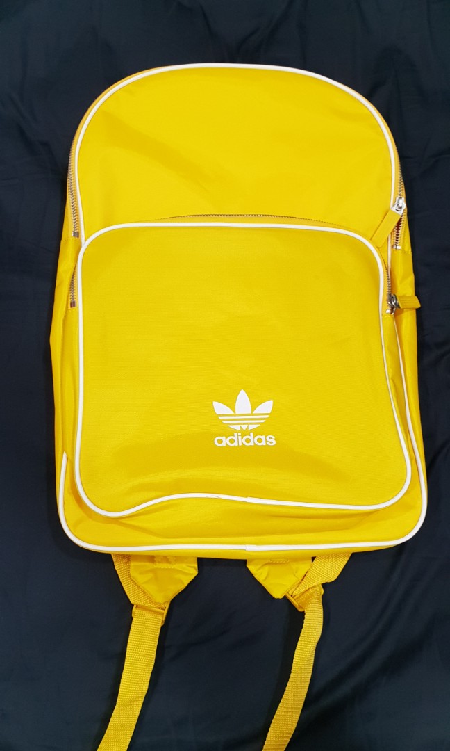 adidas bookbag yellow