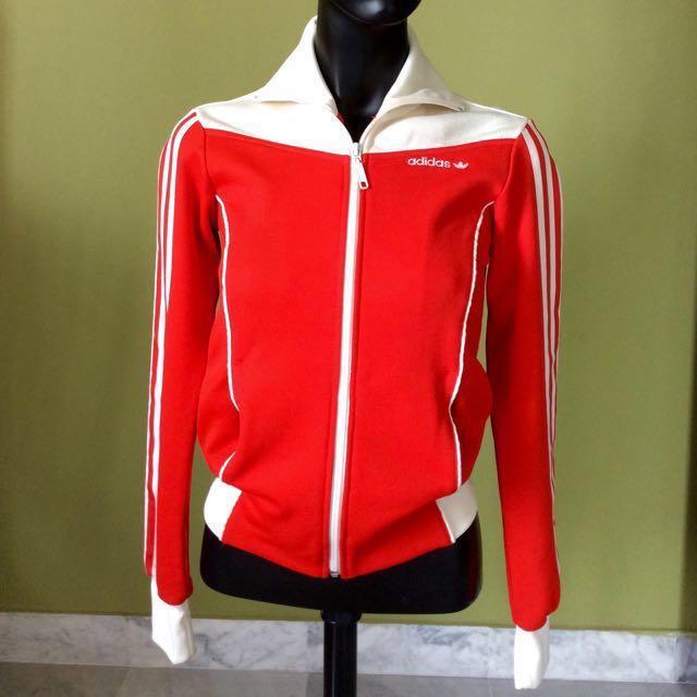 Adidas red sweater on sale