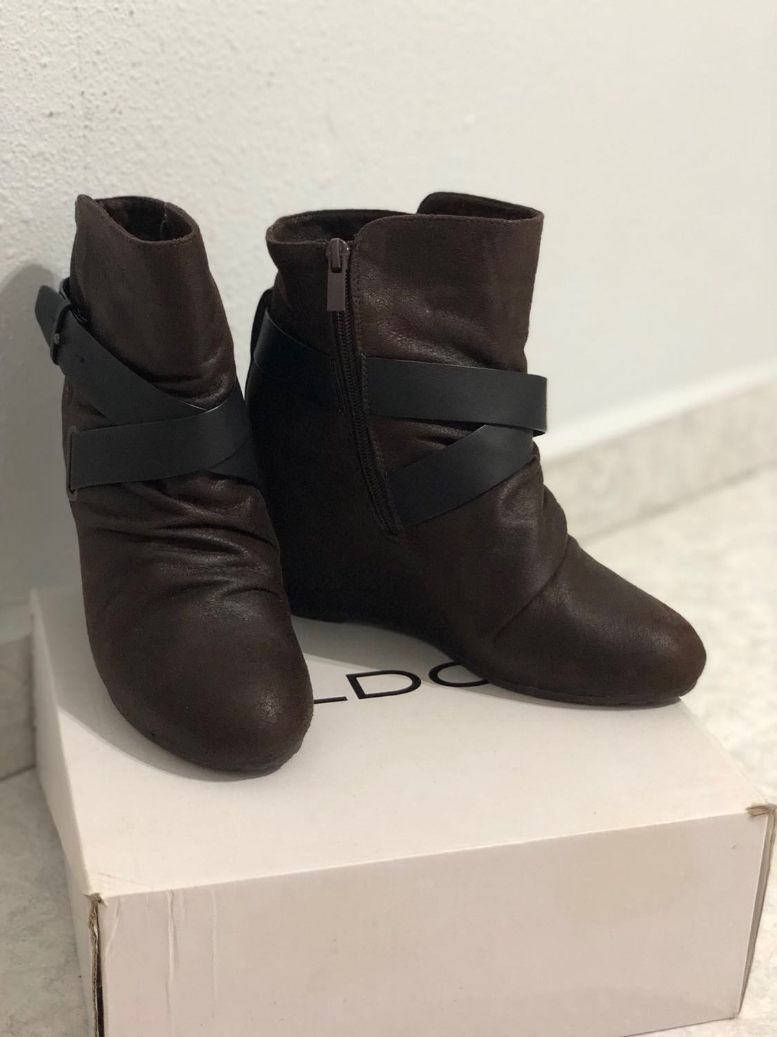 ALDO Women's Suede/Leather Boots, Women 