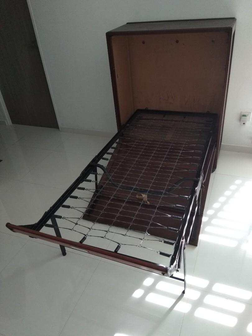 Antique Cabinet Folding Bed, Furniture & Home Living, Furniture, Tables