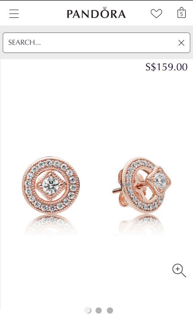 pandora vintage allure rose gold