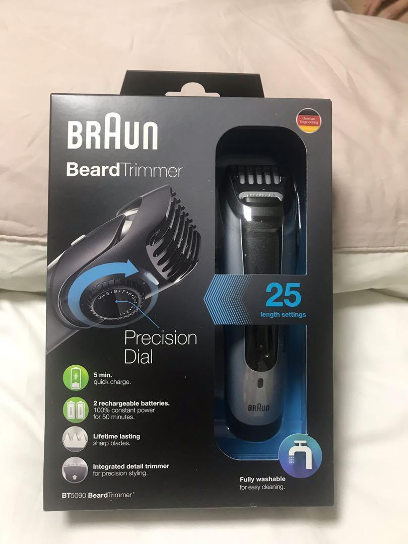 braun beard trimmer bt5090