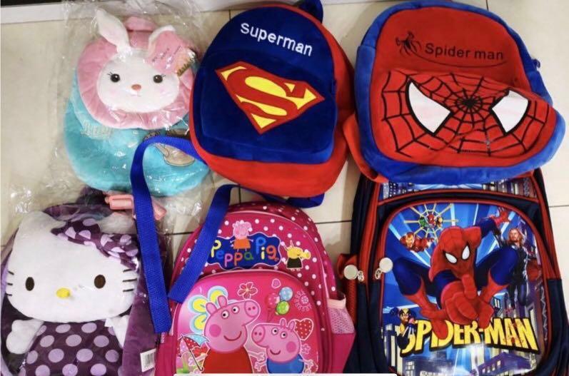 Brand new cartoon school bags with wholesale price Babies Kids