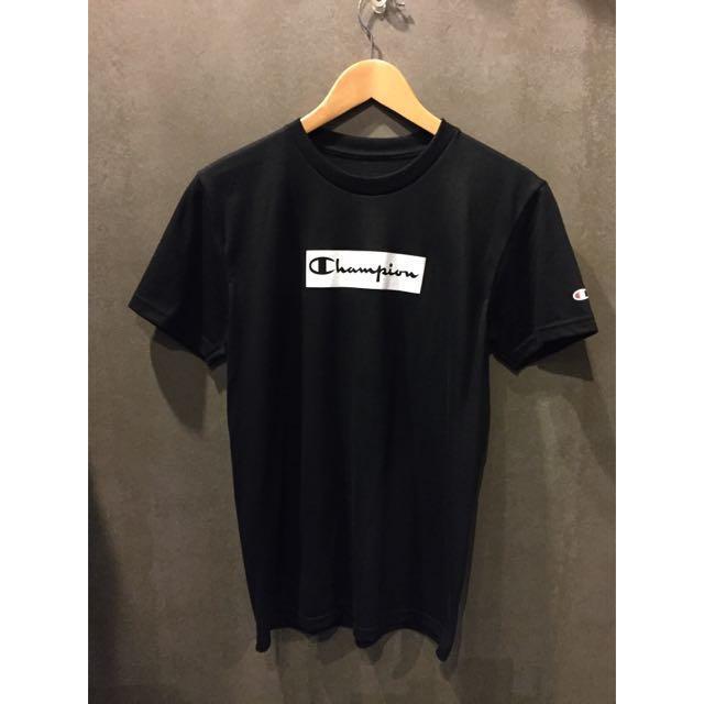 champion box logo t shirt