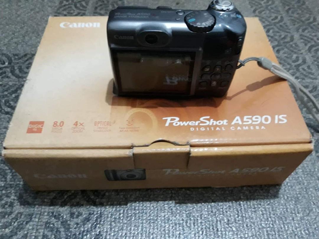 Canon Power Shot A590 IS Digital Camera (Category: Video Cameras) located in Quezon City. Submitted by angeleskang (Listing ID 195249326, Image 1). Description: .