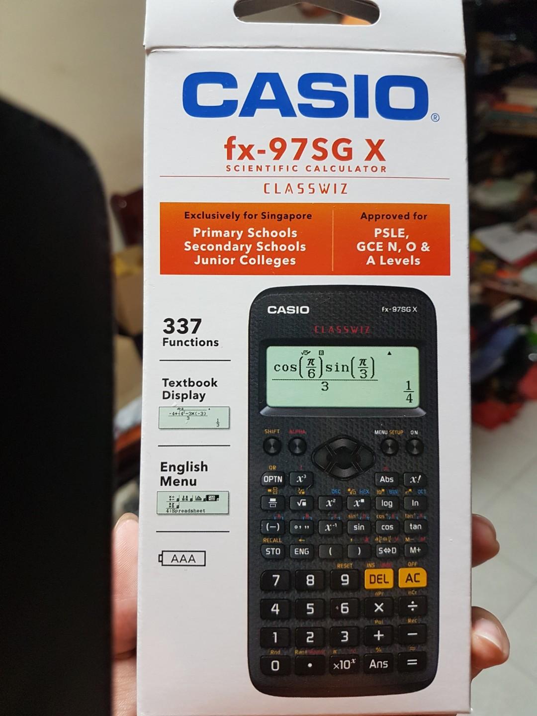 Casio Calculator fx97SG X, Computers & Tech, Printers, Scanners