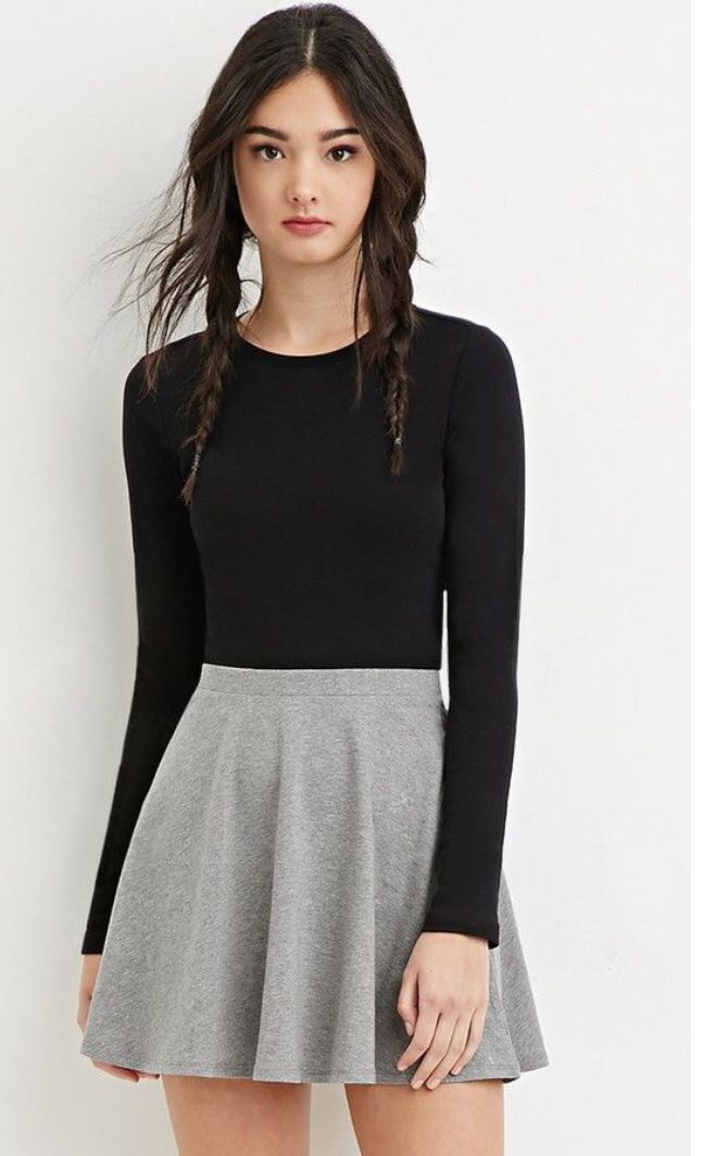 Skater skirt grey sale