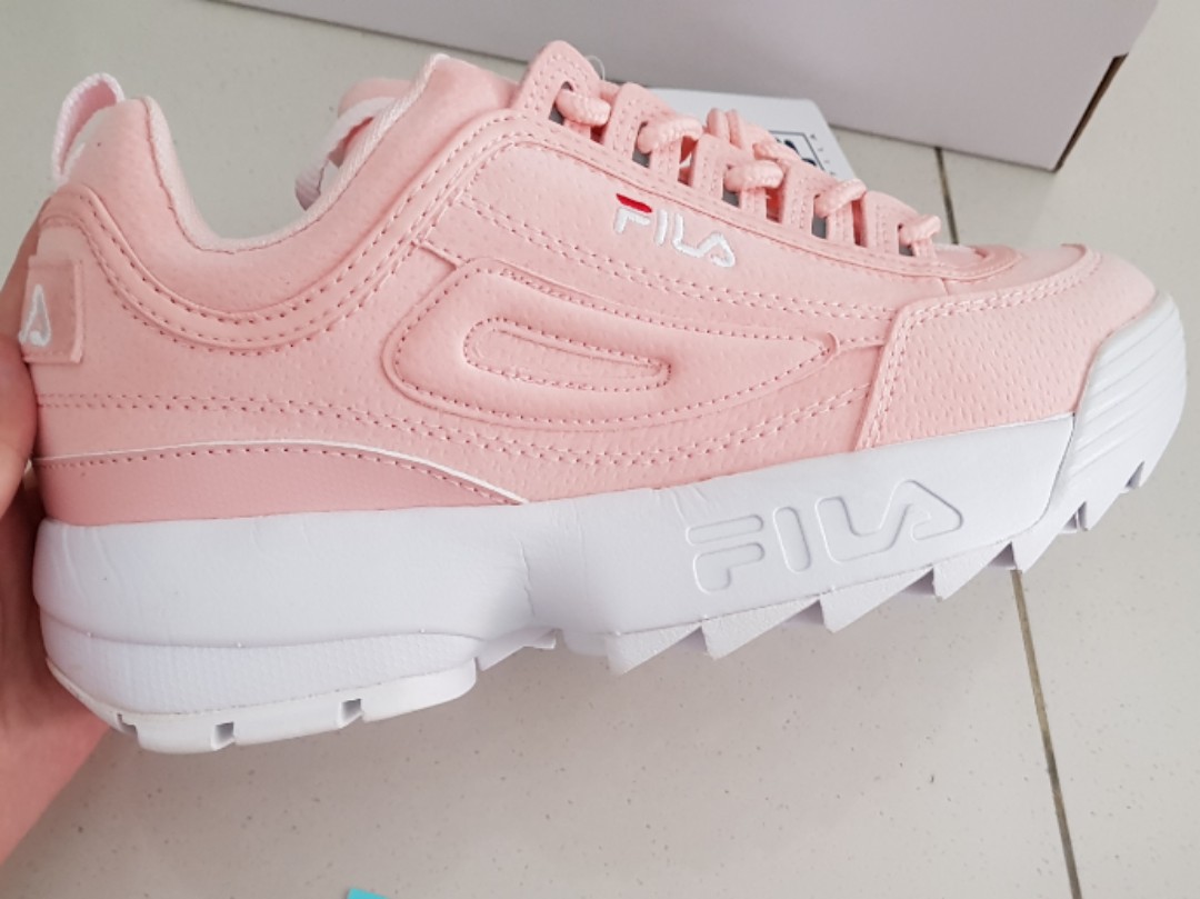 fila disruptor in pink